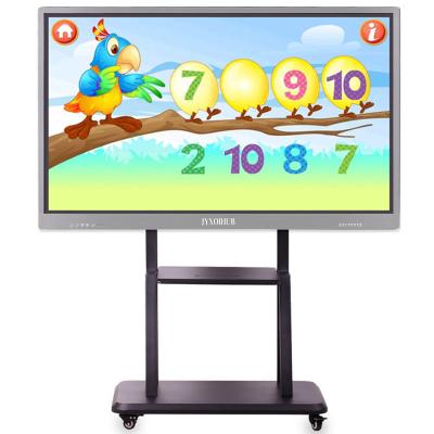 China School teacher 75 inch 4k display ultra multi touch screen electronic interactive whiteboard smart board for education classroom for sale