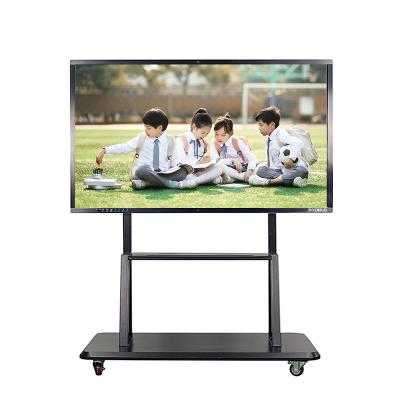 China 55 Inch White Display Customized Poster Touch Teacher School Multi Vertical Screen Waterproof Indoor Interactive Resistive Whiteboard Board for sale