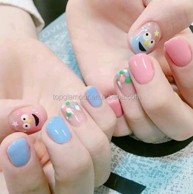 China DA068 Waterproof Dot Point Cute Cartoon Colorful Nail Art Wrap Nail Polish Sticker for sale