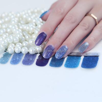 China QJ-C1035 Popular And Beautiful Wholesale Waterproof 3D Designers Nail Stickers For Woman for sale