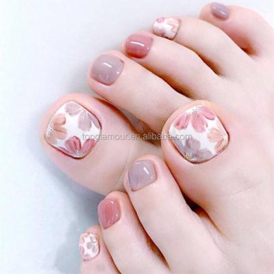 China H036 Style Eco - Friendly Decal Gel Waterproof Nail Polish Strips For Toe for sale