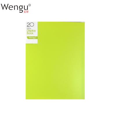 China Wholesale Good Quality PP Material A4 Size 20 Transparent Pockets Show Book Folder for sale