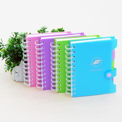 China 2016 high quality hardcover book pp spiral notebook pp in yiwu supplies and manufacturer made in china for sale