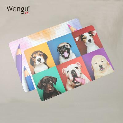 China Hot sale 100% Oilproof Wengu popular good quality portable good quality design brand PPmutifuntion cheap custiomized printing mat for sale