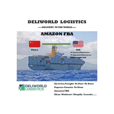 China Free 7 Days FBA USA Drop Shipping Cheap China Shipping Service FBA Ddp Ddu Sea Freight To USA Shipping Consolidation Service Fcl Lcl for sale