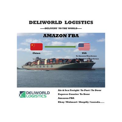 China 7 Days Cheapest Free Cost FBA USA Drop Shipping Sea Freight FCL LCL Consolidation From China To USA for sale