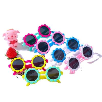 China Fashion Sunglasses Customized Cute Baby Birthday UV Proof Children's Sunglasses Funny Cartoon Sunglasses Glasses for sale