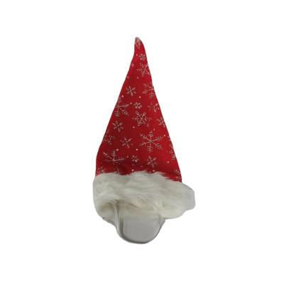 China Festival Supplies Decoration Fashion Style Cloth Snowflake Christmas Hat Holiday Party Cloth Source Factory Customized Lovely for sale