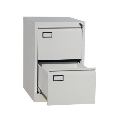 China Knock Down Small 2 Drawer Hospital Office Furniture Metal File Hanging Storage Cabinet for sale