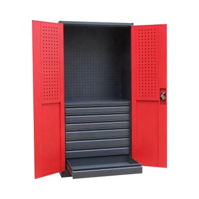 China Industrial Adjustable Heavy Duty Metal (Others) Garage Tool Storage Cupboards For Workshop for sale