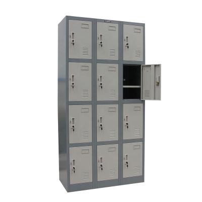 China (Height) 12 door adjustable storage locker with padlock and key lock for sale