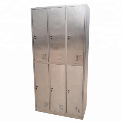 China Office Home Hotel Hospital Padlock Stainless Steel Lockers With Legs For Sale for sale