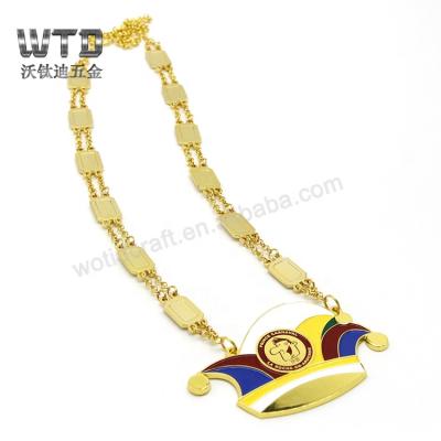 China China NO MOQ Factory Price Custom Finisher Award German Zinc Alloy Gold Medallion for sale