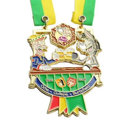 China China Custom Logo 3D Metal Sports Medal Medallion Zinc Alloy Manufacturer Sports Awards Medallions for sale