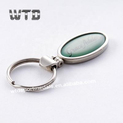 China Cheap Custom Wholesale Metal Printed Key Chain Metal Car Key Chain Metal Key Chain WTD for sale