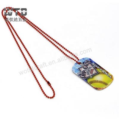 China Europe Wholesale Custom Colorful Empty Dog Tag Metal Dog Tag Pet Tag With Your Design for sale