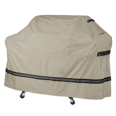 China Dustproof All Weather 100% Waterproof Polyester 600D Patio Barbecue Grill Cover for sale