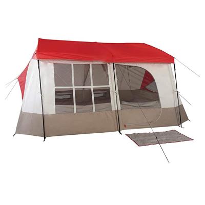 China Extended Type 9 Person 3 Season Pop Up Portable Family Camping Tent for sale