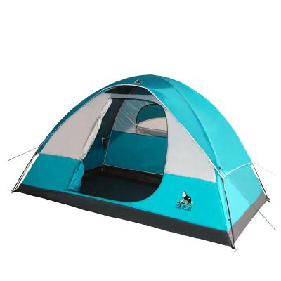 China Extended Type High Quality 3-4 Person Family Hiking Camping Tent Outdoor Waterproof Sleep Tent for sale