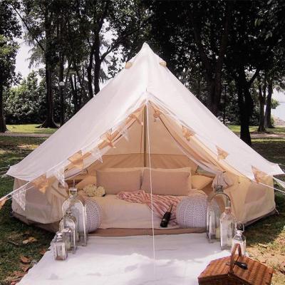 China Custom Waterproof 6m Waterpoof Canvas 3m 4m 5m Luxury Bell Tent for sale