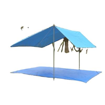 China Extended Type Hot Sale Beach Tent Beach Tarp & Ground Sheet Combo 9' x 7' for sale