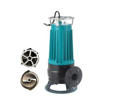 China Automotive Industry 3hp 3inch Three Phase Sewage Pump Power Shutoff Submersible Machine with Blade Grinding Slurry Plunge Pumps for sale