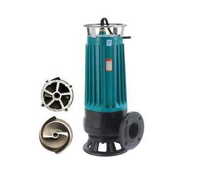 China Automotive Industry 7.5hp 4 Inch Electric Water Grinding Sewage Pump Vertical Submersible Cutter Sump Drain Pump Dirty Water for sale