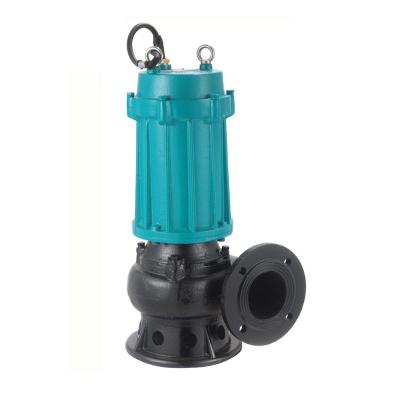 China Boiler Factory Wholesale Price 7500w 10hp 6inch WQ Industrial Three Phase Mud Water Mixing Drainage Submersible Water Pumps for sale