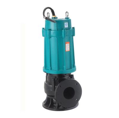 China Utilities 2.2kw 3hp WQ Industrial Electric Non-clogging Vertical Submersible Sewage Sewage Centrifugal 380V Water Pumps for sale