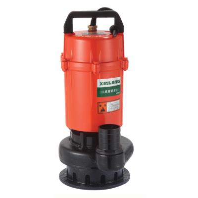 China 0.75kw 1hp 1.1kw 1.5hp mini sewage conveyance and flood control 2inch power drain iron semi-open impeller portable electric submersible sewage pump for sale