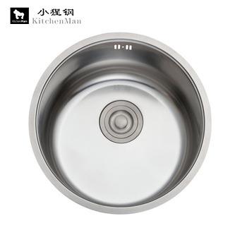 China China Factory OEM Round Bowl Stainless Steel Kitchen RV Sinks Faucet Sans And Bathroom Sink for sale