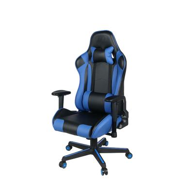 China Spinning wholesales in Guangdong heated racing style BLUE gaming gamer chair used for video games for sale