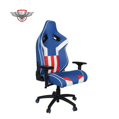 China (Size) Modern Ergonomic Adjustable Cushion Gaming Chair Footrest Gaming Chair In Lounge Chairs for sale