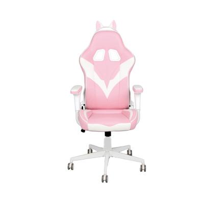 China Office Adjustable Casual Seat Height Adjustable Memory Foam E-sport Gaming Chair Pink (Height) Gamer Chairs For Girl for sale