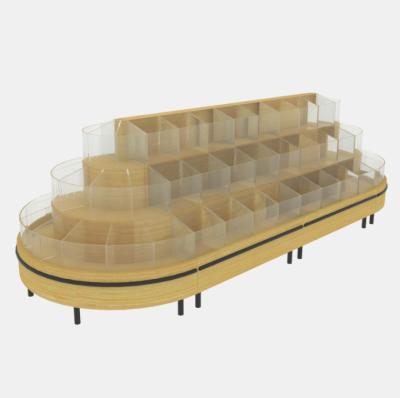 China Corrosion protection factory supply candy display rack supermarket bulk food shelves for sale for sale