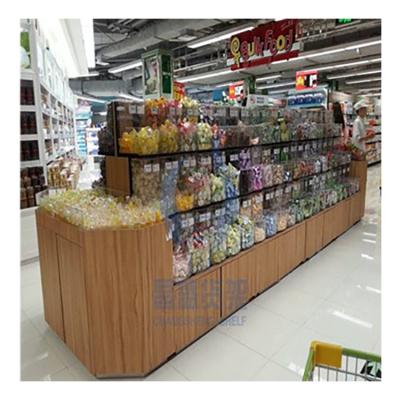 China Corrosion Protection Supermarket Candy Display Stand / Stand Shop Equipment Acrylic Box for sale