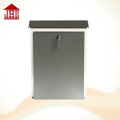 China JHC-2010 waterproof brushed steel letter box/wall mounted letter box/letter box for apartment building for sale