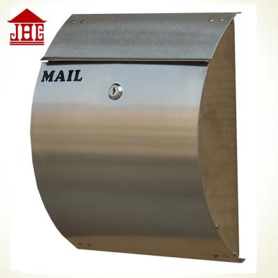 China JHC-2088C Durable Stainless Steel Wall Mounted Mailbox Rustproof Letter Delivery Box for sale