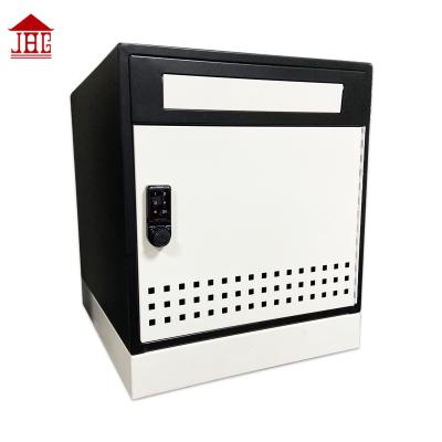 China JHC-5006 Antirust Waterproof Outdoor Free Standing Package Box Metal Parcel Delivery Box for sale