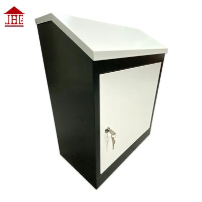 China JHC-5008 Free Standing Outdoor Garden Parcel Box Metal Parcel Delivery Box Durable for sale