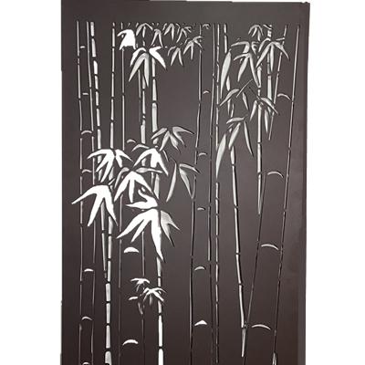 China Durable Flower Room Screen Aluminum Folding Room Screen Laser Cut Indoor Room Screen Divider for sale