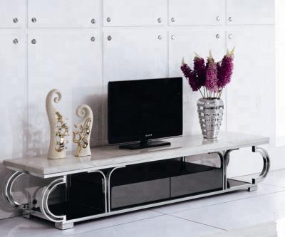 China Modern Simple Style Stainless Steel TV Stand For Living Room Or Bedroom for sale