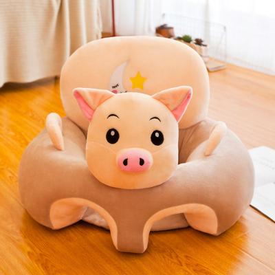 China Traditional hot selling plush toy baby soft plush toy baby plush chair manufacturers children soft baby chair no cotton for sale