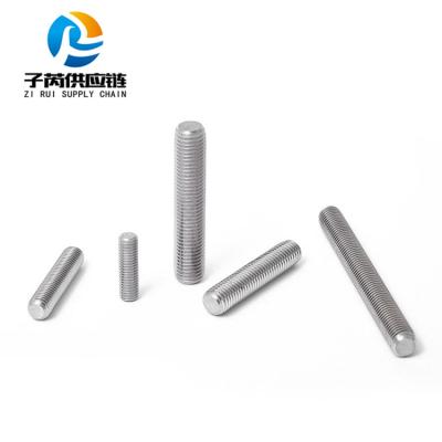 China High Quality Stainless Steel Flat M3--M56 Teeth Screw Screw Whole Tooth Threaded Rod for sale