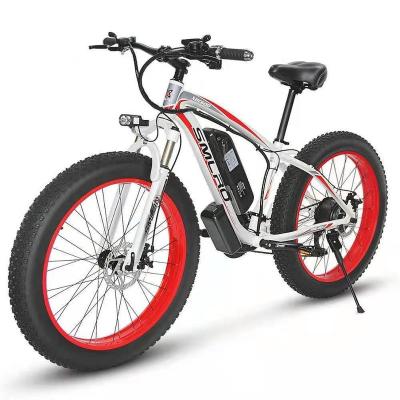 China Single Tire 26 Inch 48v Single Tire Luxury Wide Beach Mountain Snow Electric Bike 4.0 Lithium Battery for sale