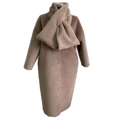 China 2021 Anti-wrinkle factory high quality jacket best-selling women's warm home long fur coat for sale