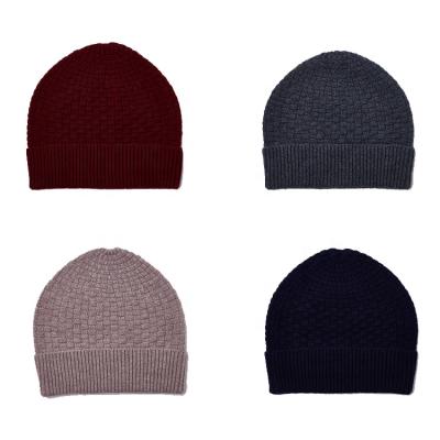 China JOINT 100%wool cute knit outdoor hat free pattern men's winter hat handmade knitted hat for sale