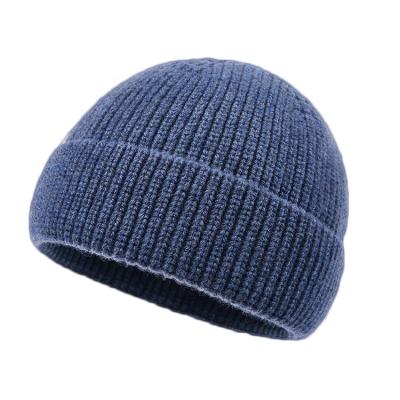 China 100%Wool Winter Hats Men Unisex Warm Ribbed Fisherman Beanie COMMON Wholesale Custom Ski Fisherman Hat Retro Brimless for sale