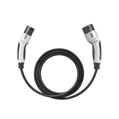 China TUV Certificate 32amp Single Phase IEC 62196 Commercial Type - 2 To Type - 2 EV Charging Cable for sale