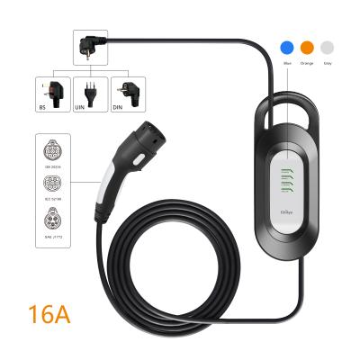 China Electric Vehicle Car Battery Charger Charging Station Charging Type - 2 Portable Electric Vehicle EV Charger for sale